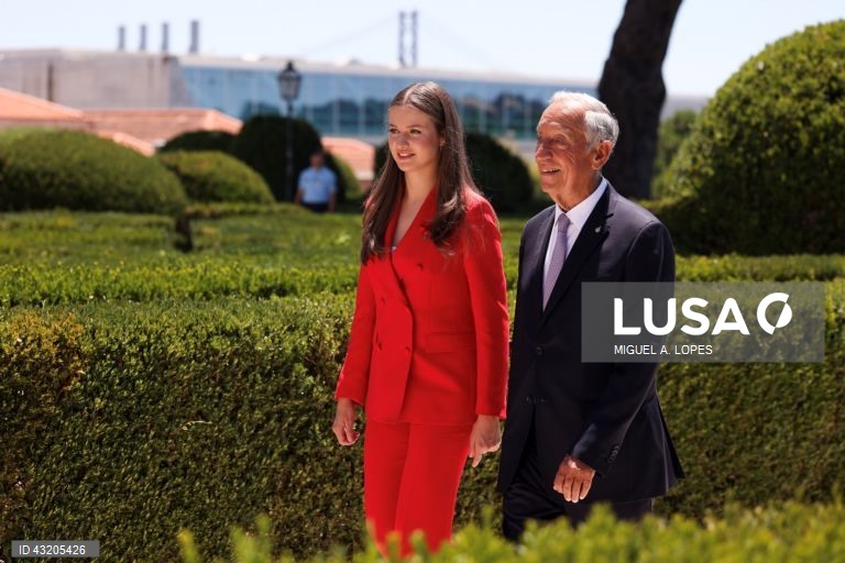 Lisboa: Princesa das Astúrias, Leonor, visita Portugal.