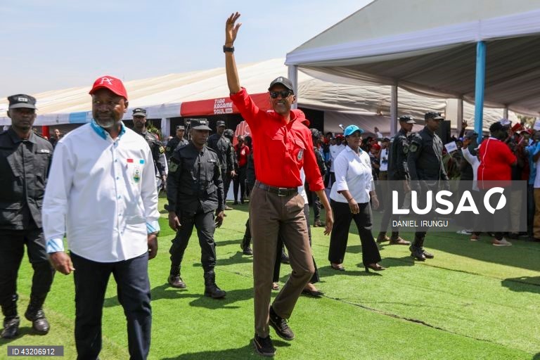 Kigali: Campanha presidencial do atual Presidente do Ruanda, Kagame