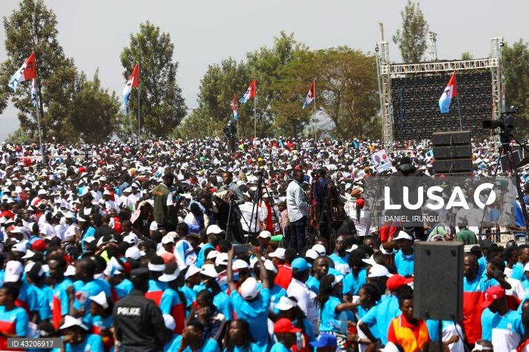 Kigali: Campanha presidencial do atual Presidente do Ruanda, Kagame