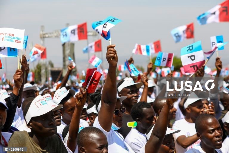 Kigali: Campanha presidencial do atual Presidente do Ruanda, Kagame