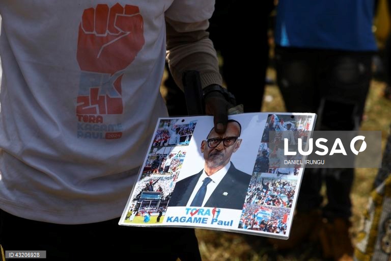 Kigali: Campanha presidencial do atual Presidente do Ruanda, Kagame