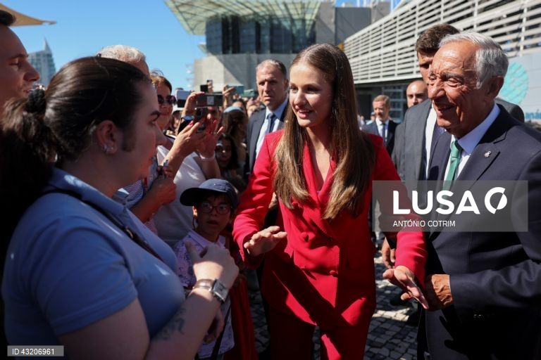 Lisboa: Princesa das Astúrias, Leonor, visita Portugal.