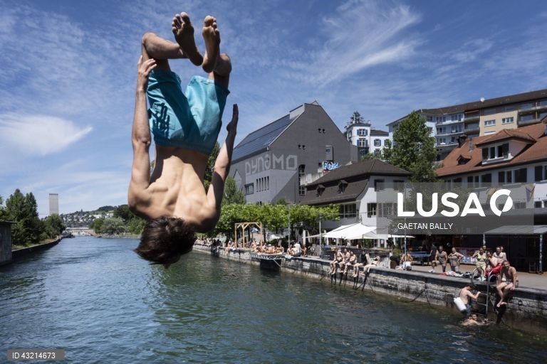 Suiça: Dia de verão em Zurique