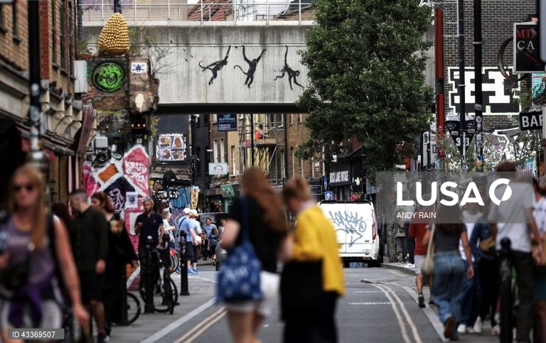 Londres: O artista britânico Banksy lança a sua terceira obra de arte com temática animal