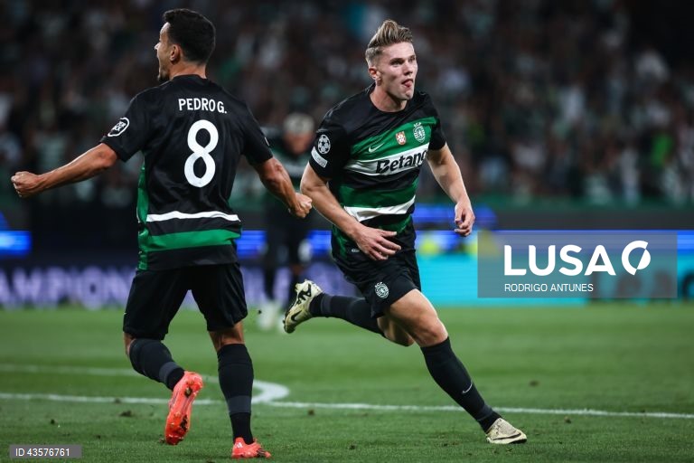 O Sporting estreou-se hoje com um triunfo na fase de liga da edição 2024/25 da Liga dos Campeões em futebol, ao vencer em casa os franceses do Lille por 2-0, em encontro da primeira jornada.