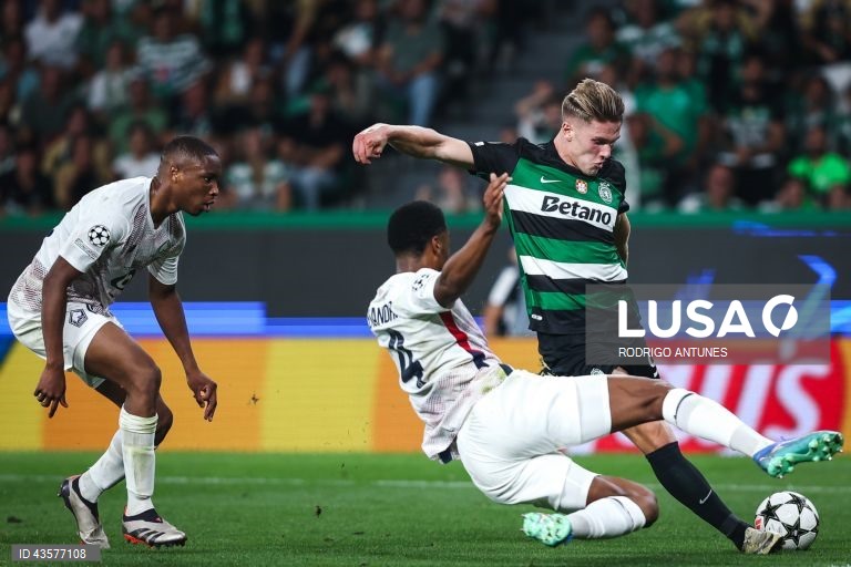 O Sporting estreou-se hoje com um triunfo na fase de liga da edição 2024/25 da Liga dos Campeões em futebol, ao vencer em casa os franceses do Lille por 2-0, em encontro da primeira jornada.