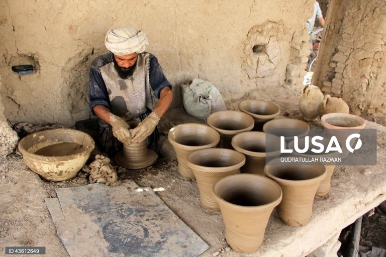 Afeganistão: Olaria tradicional em Kandahar