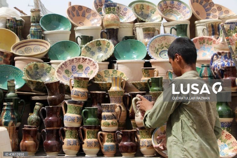Afeganistão: Olaria tradicional em Kandahar
