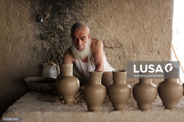 Afeganistão: Olaria tradicional em Kandahar