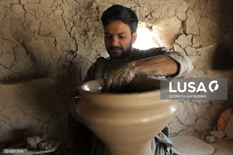 Afeganistão: Olaria tradicional em Kandahar