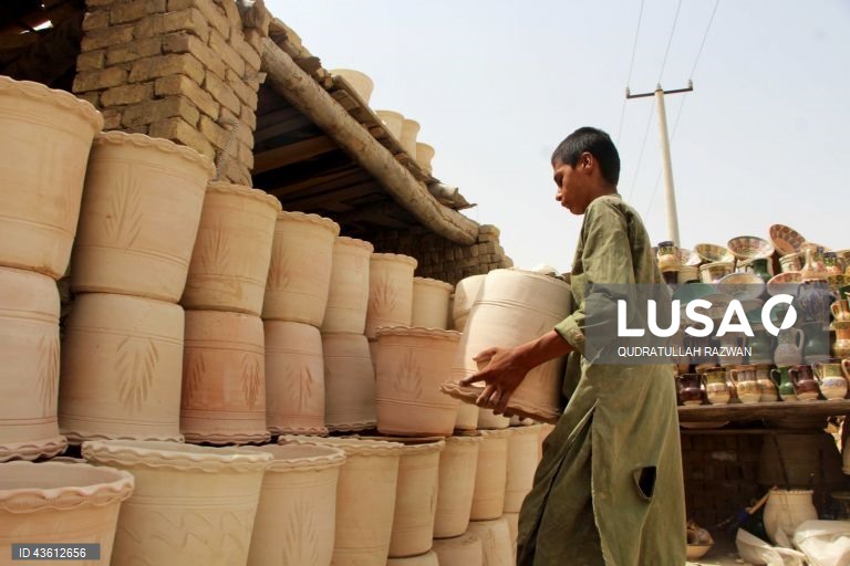 Afeganistão: Olaria tradicional em Kandahar