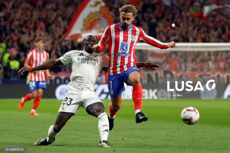 Futebol: Liga espanhola - Atlético de Madrid vs Real Madrid