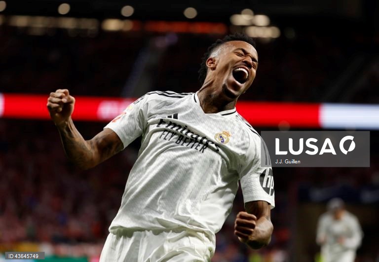 Futebol: Liga espanhola - Atlético de Madrid vs Real Madrid