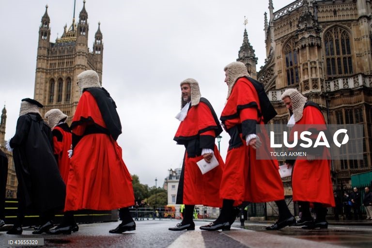 Londres: Início do ano judicial em Westminster.