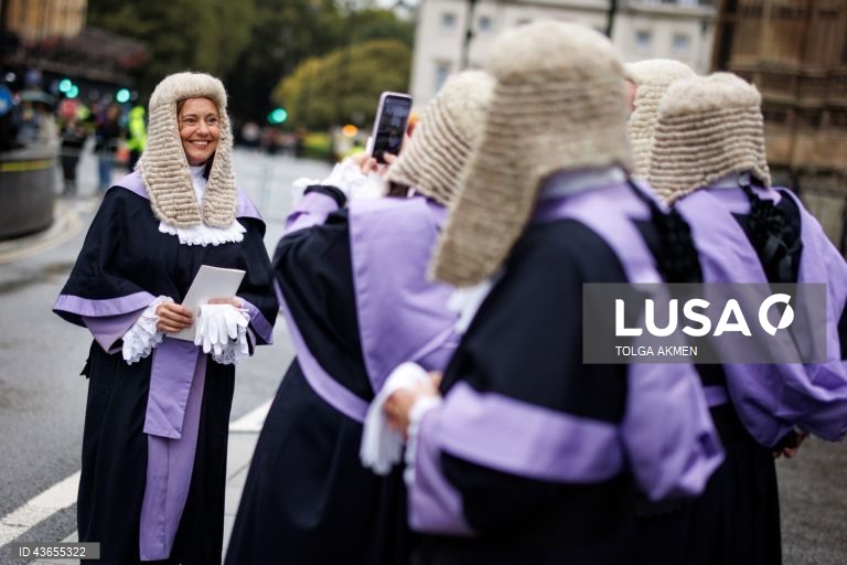 Londres: Início do ano judicial em Westminster.
