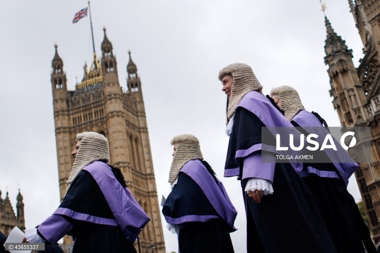 Londres: Início do ano judicial em Westminster.