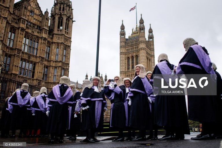 Londres: Início do ano judicial em Westminster.