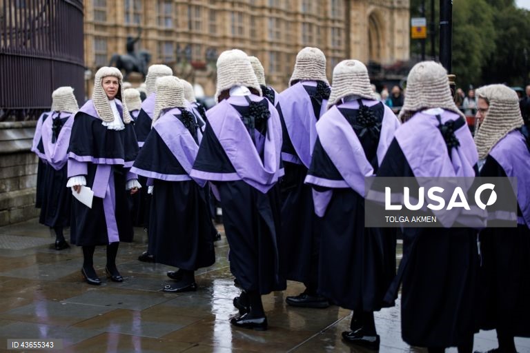 Londres: Início do ano judicial em Westminster.