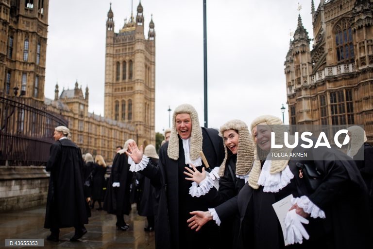 Londres: Início do ano judicial em Westminster.