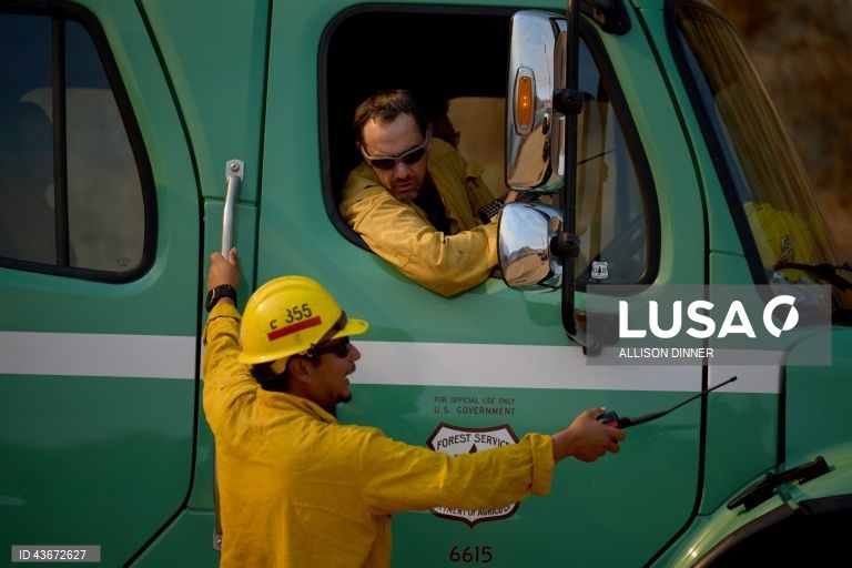 EUA: Incêndio florestal na Califórnia