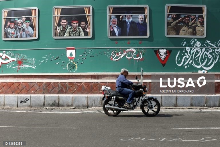 Quotidiano em Teerão no meio de tensões crescentes com Israel