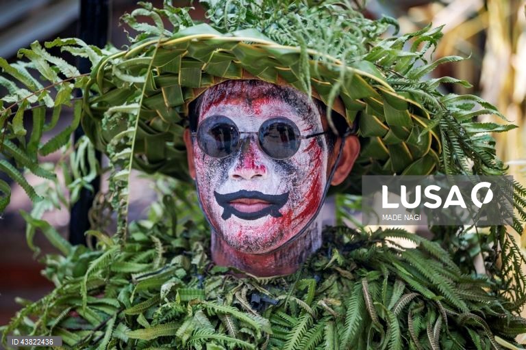 Indonésia: habitantes locais celebram o ritual sagrado Ngerebeg em Bali