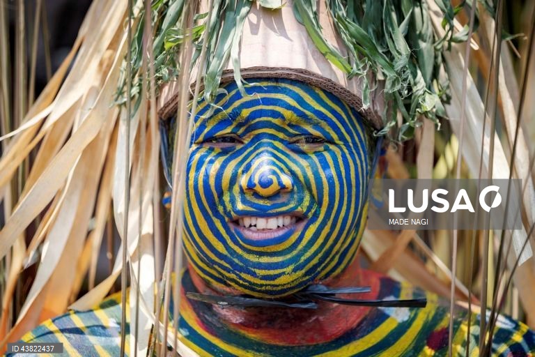 Indonésia: habitantes locais celebram o ritual sagrado Ngerebeg em Bali