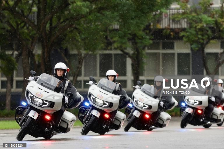 Taipé: Treino da Força Militar de Reação Rápida de Taiwan 