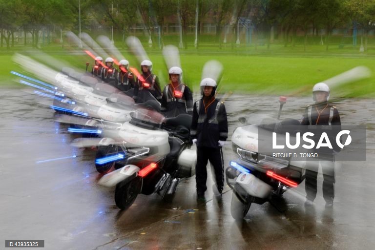 Taipé: Treino da Força Militar de Reação Rápida de Taiwan 