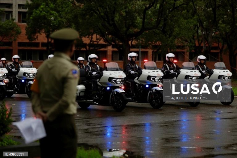 Taipé: Treino da Força Militar de Reação Rápida de Taiwan 