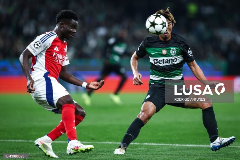 O Sporting sofreu hoje a primeira derrota na edição 2024/25 da Liga dos Campeões em futebol, ao ser goleado por 5-1 na receção aos ingleses do Arsenal, em encontro da quinta jornada da fase de liga.