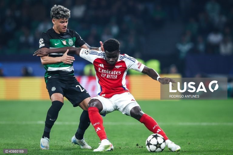 O Sporting sofreu hoje a primeira derrota na edição 2024/25 da Liga dos Campeões em futebol, ao ser goleado por 5-1 na receção aos ingleses do Arsenal, em encontro da quinta jornada da fase de liga.