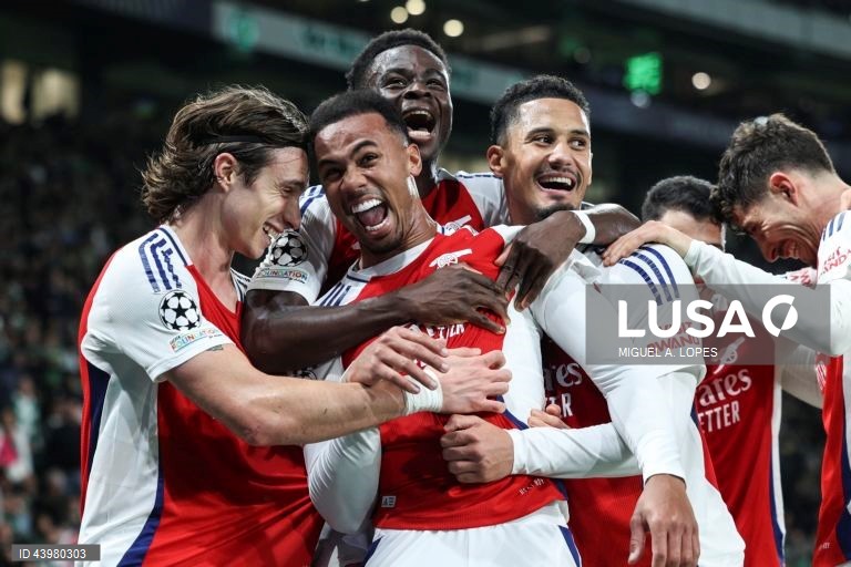 O Sporting sofreu hoje a primeira derrota na edição 2024/25 da Liga dos Campeões em futebol, ao ser goleado por 5-1 na receção aos ingleses do Arsenal, em encontro da quinta jornada da fase de liga.