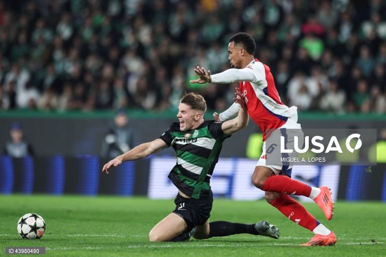O Sporting sofreu hoje a primeira derrota na edição 2024/25 da Liga dos Campeões em futebol, ao ser goleado por 5-1 na receção aos ingleses do Arsenal, em encontro da quinta jornada da fase de liga.