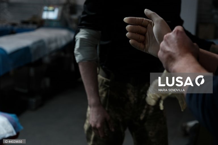 Ponto de estabilização médica da 5.ª Brigada de Assalto Separada da Ucrânia em Bakhmut