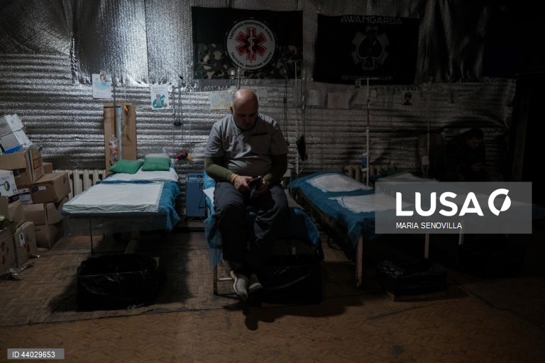 Ponto de estabilização médica da 5.ª Brigada de Assalto Separada da Ucrânia em Bakhmut