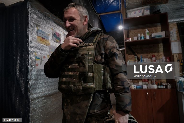 Ponto de estabilização médica da 5.ª Brigada de Assalto Separada da Ucrânia em Bakhmut