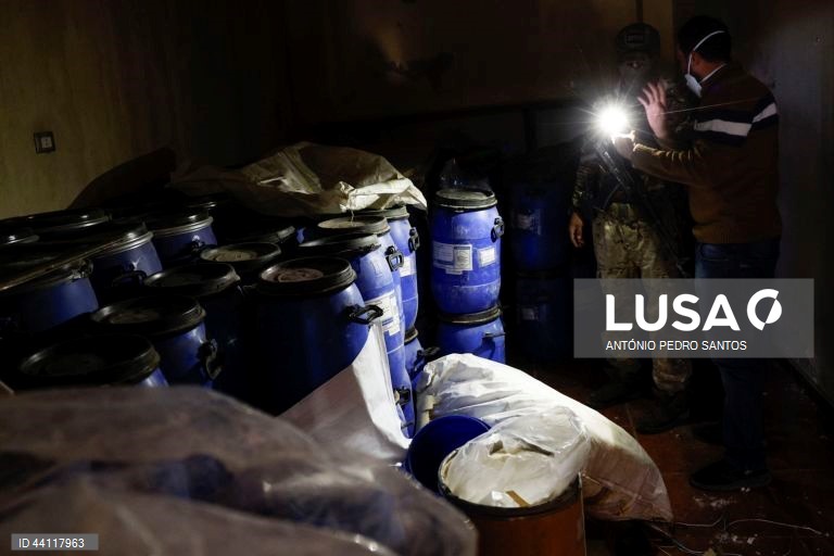 Síria: Fábrica de droga escondida em "villa" luxuosa