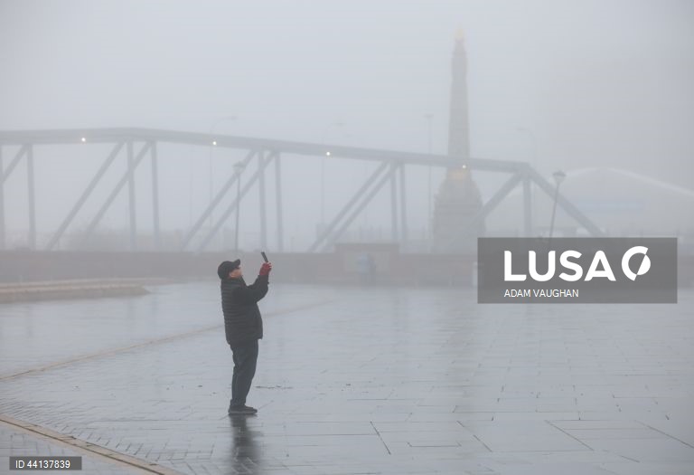 Reino Unido: Nevoeiro em Liverpool