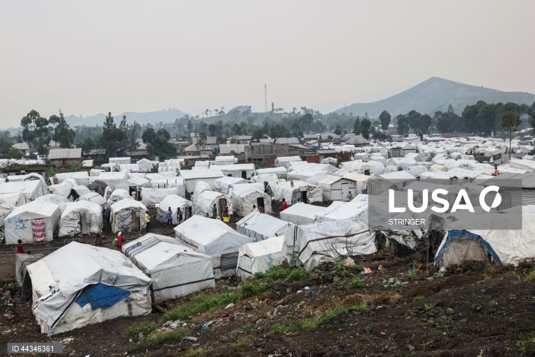 República Democrática do Congo: Campo de refugiados internos em Goma