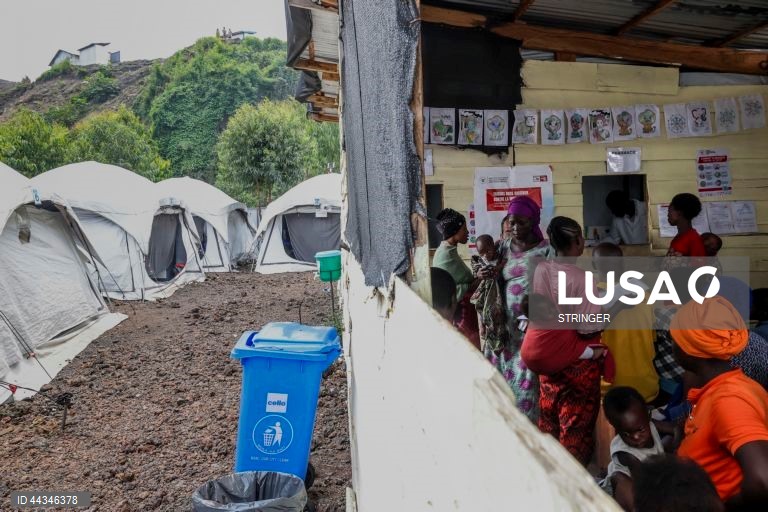 República Democrática do Congo: Campo de refugiados internos em Goma