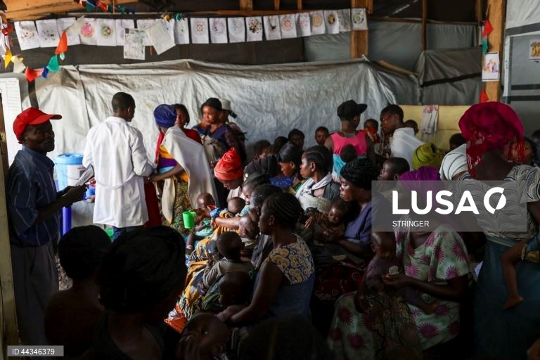 República Democrática do Congo: Campo de refugiados internos em Goma