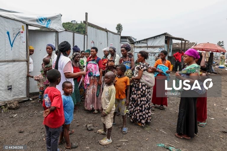 República Democrática do Congo: Campo de refugiados internos em Goma