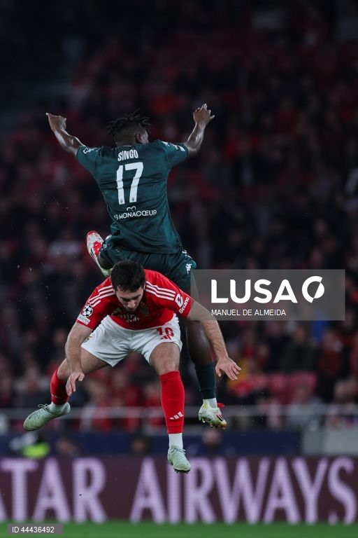 Futebol: Liga dos Campeões - Benfica vs Mónaco