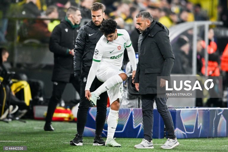 O Sporting foi hoje eliminado da Liga dos Campeões em futebol, ao empatar a zero no reduto do Borussia Dortmund, em encontro da segunda mão do play-off de acesso aos oitavos de final.