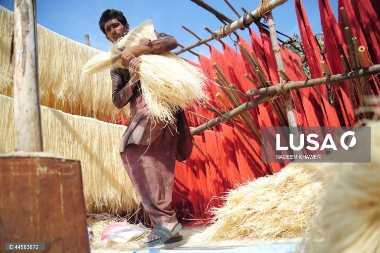 Paquistão: Fábrica em Hyderabad produz aletria para o Ramadão