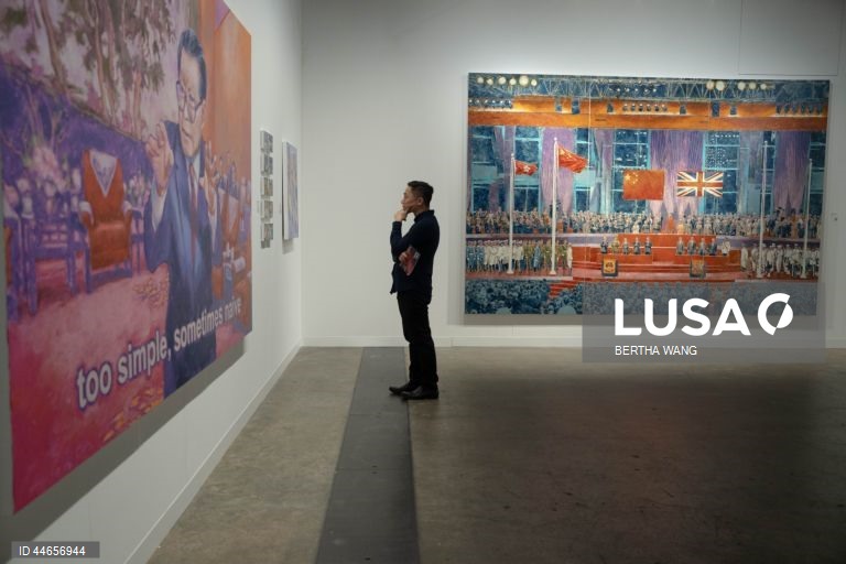 China: Feira internacional Art Basel 2025 em Hong Kong