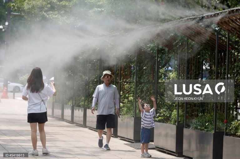 Onda de calor na Coreia do Sul