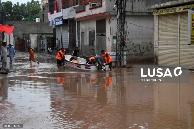 Paquistão: Cheias das monções no Punjab