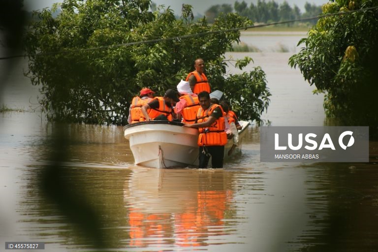 Paquistão: Cheias das monções no Punjab
